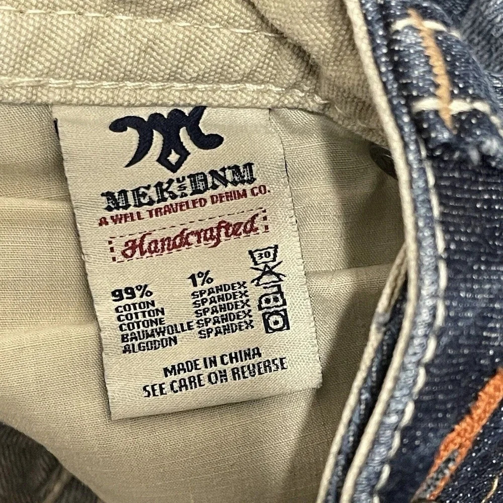 Buckle MEK DNM Distressed Low Rise Frisco Boot cut Denim Jean Size 27 - Picture 8 of 10